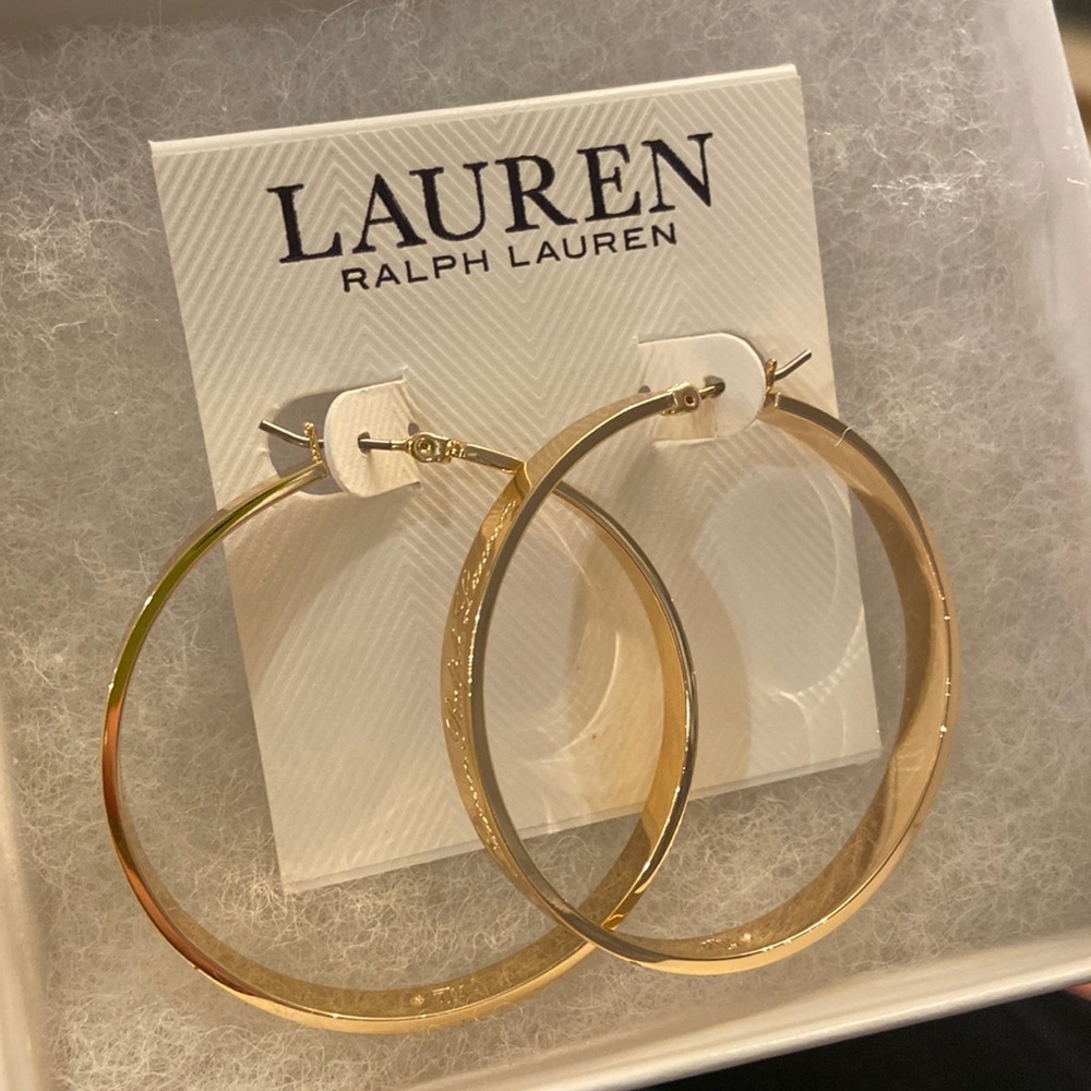 Brand New Gold Hoop Earrings